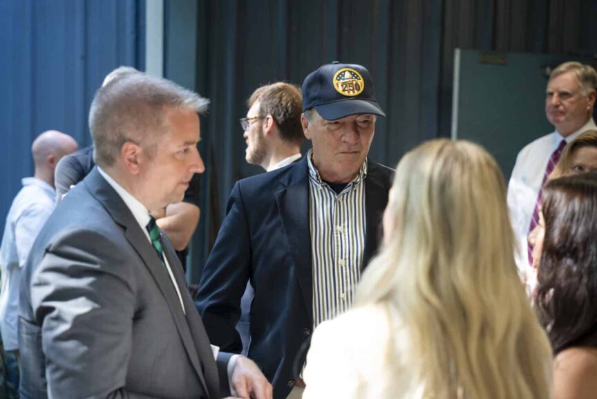 Kelly meets with students, faculty, staff, and members of the community during his PSC campus visit.