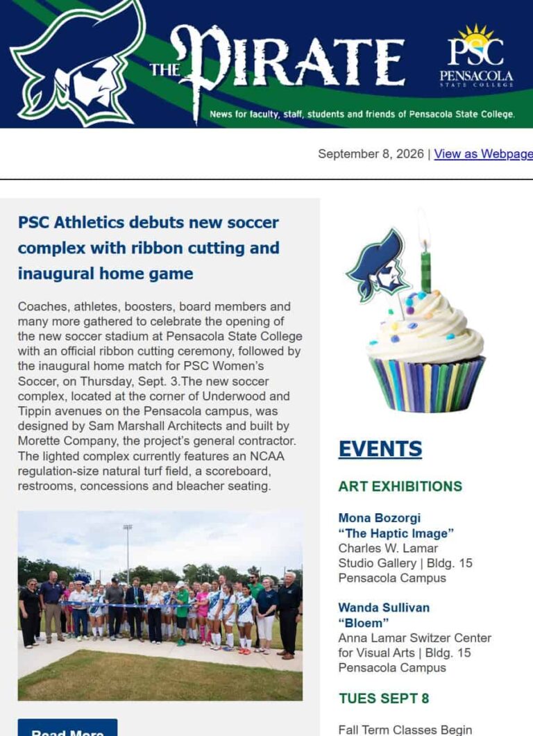 The Pirate Newsletter, Spet. 8, 2026.