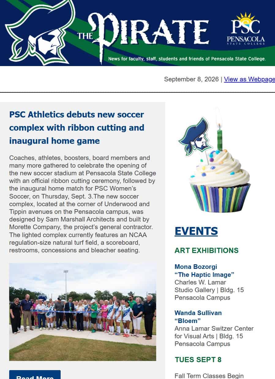The Pirate Newsletter, Spet. 8, 2026.