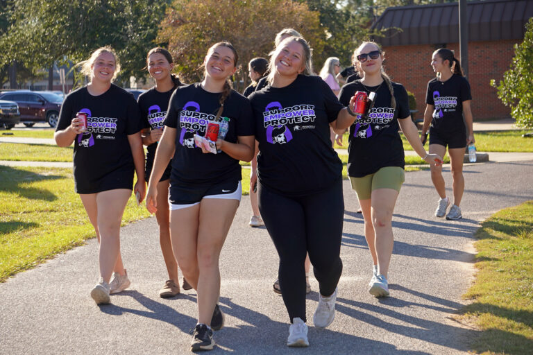 Image of students at the Carla Williams Remembrance Walk 2026.